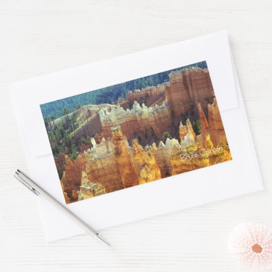 Sticker Rectangulaire Bryce Canyon (Enveloppe)