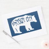 Sticker Rectangulaire Bryson City North Carolina Bear (Enveloppe)
