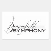 Sticker rectangulaire BSO (Devant)