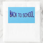 Sticker Rectangulaire BTS Blue S Paint (Sac)
