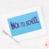 Sticker Rectangulaire BTS Blue S Paint (Enveloppe)
