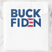 Sticker Rectangulaire Buck Fiden Slogan Chant Anti Joe Biden (Sac)