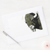 Sticker Rectangulaire Buffle - Bison (Enveloppe)