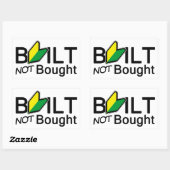 Sticker Rectangulaire Built (Feuille)
