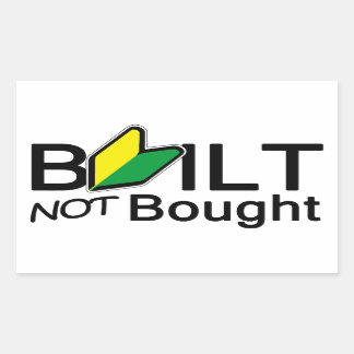 Sticker Rectangulaire Built