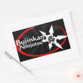 Sticker Rectangulaire Bujinkan Ninjutsu (Enveloppe)