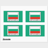 Sticker Rectangulaire Bulgarie (Feuille)