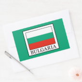 Sticker Rectangulaire Bulgarie (Enveloppe)