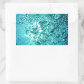 Sticker Rectangulaire Bulles d'eau (Sac)