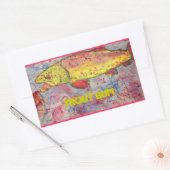 Sticker Rectangulaire bum de truite (Enveloppe)