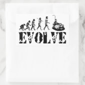Sticker Rectangulaire Bumper Cars Dodgem Fun Sport Evolution Art (Sac)