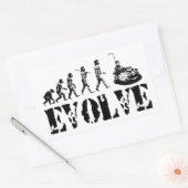 Sticker Rectangulaire Bumper Cars Dodgem Fun Sport Evolution Art (Enveloppe)