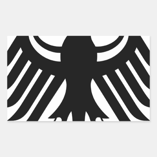 Sticker Rectangulaire Bundesadler (Devant)