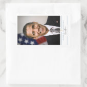 Sticker Rectangulaire Bureau du président élu Barack Obama (Sac)