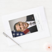 Sticker Rectangulaire Bureau du président élu Barack Obama (Enveloppe)