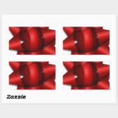 Sticker Rectangulaire bureau rouge de douche de partie de ruban de (Feuille)