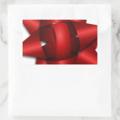 Sticker Rectangulaire bureau rouge de douche de partie de ruban de (Sac)