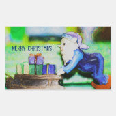 Sticker Rectangulaire Busy Elf par Shirley Taylor (Devant)