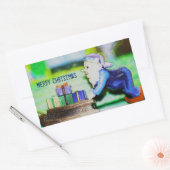 Sticker Rectangulaire Busy Elf par Shirley Taylor (Enveloppe)