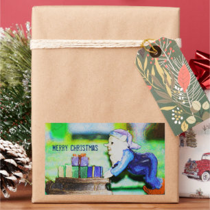 Sticker Rectangulaire Busy Elf par Shirley Taylor