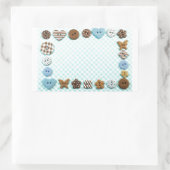 Sticker Rectangulaire Buttons cadre (Sac)