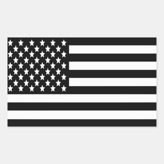STICKER RECTANGULAIRE BW US (Devant)