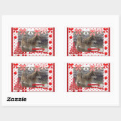 Sticker Rectangulaire c-2011-grey-wolf-017 (Feuille)