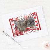 Sticker Rectangulaire c-2011-grey-wolf-017 (Enveloppe)