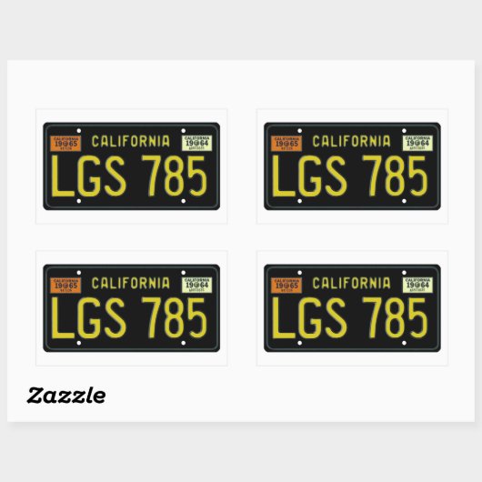 STICKER RECTANGULAIRE CA65 (Feuille)