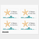 Sticker Rectangulaire Ça a de l'importance pour cette espèce de poisson  (Feuille)