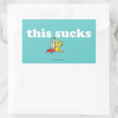 Sticker Rectangulaire Ça craint (Sac)