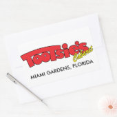 Sticker rectangulaire Cabaret Tootsies (Enveloppe)