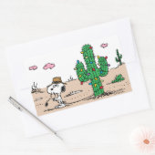 Sticker Rectangulaire cacahuètes | Décorations Spike pour les fêtes (Enveloppe)