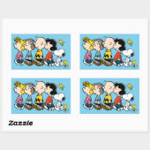 Sticker Rectangulaire cacahuètes | La Bande (Feuille)