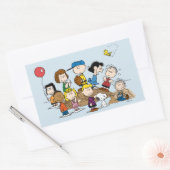 Sticker Rectangulaire cacahuètes | La Bande à la butte des Pitcher (Enveloppe)