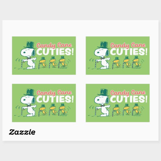 Sticker Rectangulaire cacahuètes | Sucres de canne (Feuille)