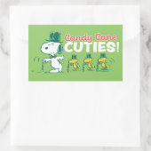 Sticker Rectangulaire cacahuètes | Sucres de canne (Sac)