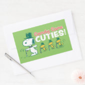 Sticker Rectangulaire cacahuètes | Sucres de canne (Enveloppe)