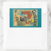 Sticker Rectangulaire Cacao Lacte Aus Tous Le Choclat Chocolat Français  (Sac)