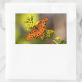 Sticker Rectangulaire Cadeaux et vêtements de papillon fritillaire du Go (Sac)