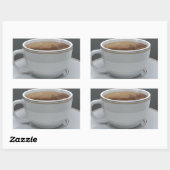Sticker Rectangulaire Café (Feuille)