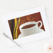 Sticker Rectangulaire Café Art (Enveloppe)