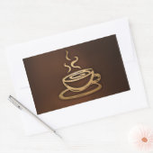 Sticker Rectangulaire Café Dans Ma Coupe (Enveloppe)