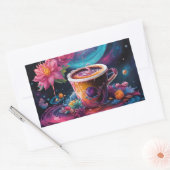 Sticker Rectangulaire Café Galaxy Garden (Enveloppe)