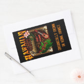 Sticker Rectangulaire Café hawaïen (Enveloppe)