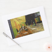 Sticker Rectangulaire Café nocturne de Van Gogh (Enveloppe)