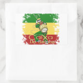 Sticker Rectangulaire Caixa Batucada Samba (Sac)