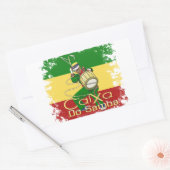 Sticker Rectangulaire Caixa Batucada Samba (Enveloppe)