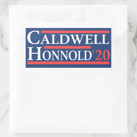 Sticker Rectangulaire Caldwell Honnold 2020 (Sac)