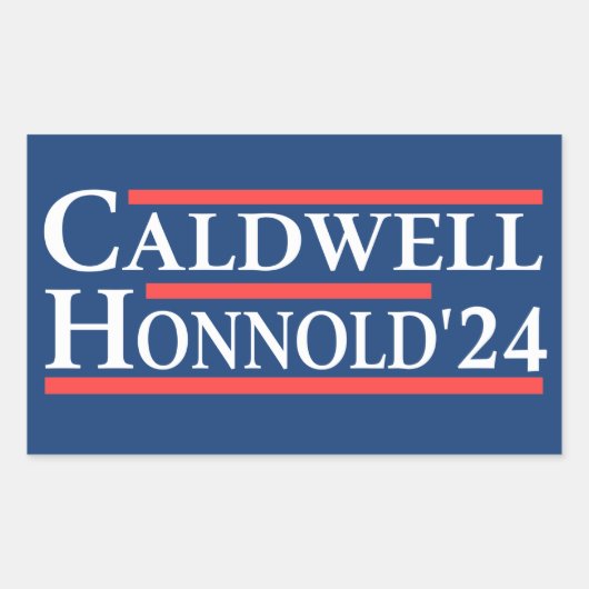 Sticker Rectangulaire Caldwell Honnold 2024 (Devant)